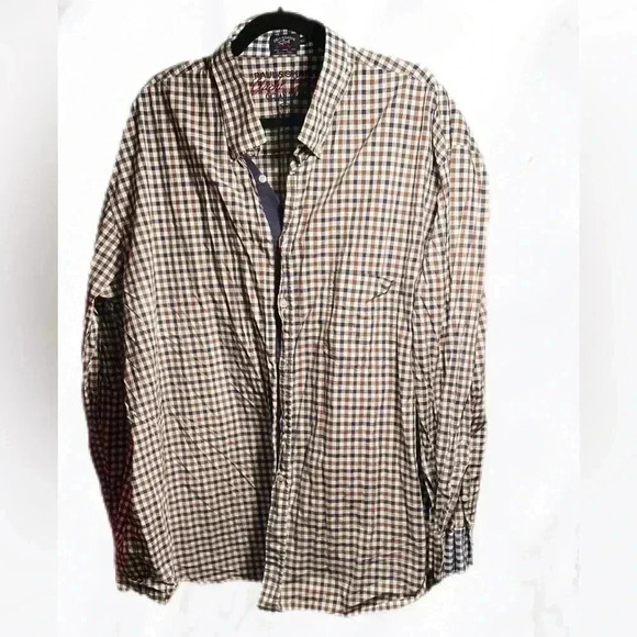 Paul & Shark collar lightweight cotton long sleeve casual button down shirt 3XL - Picture 2 of 4